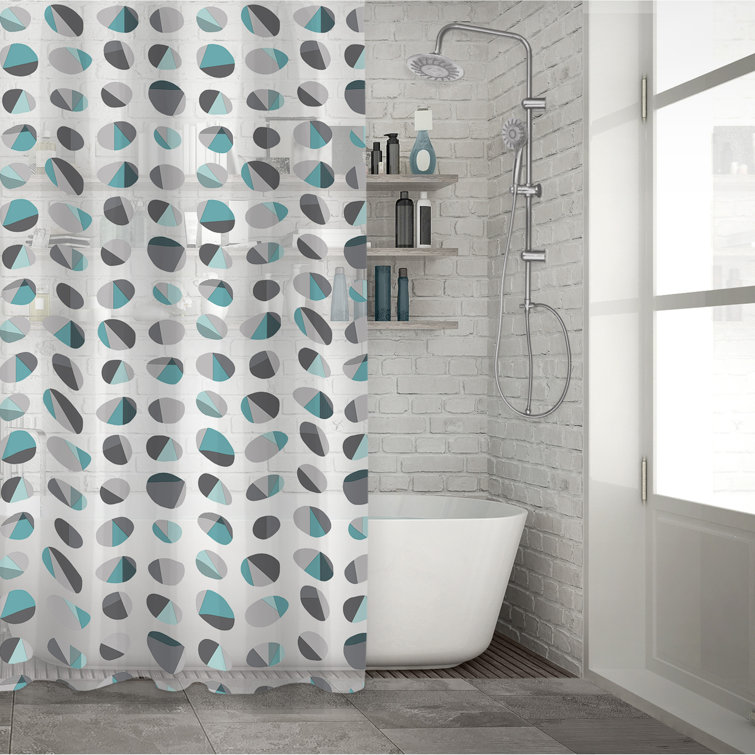 Wade Logan® Arayeli Shower Curtain Pebbles Peva Printed & Reviews Wayfair Canada